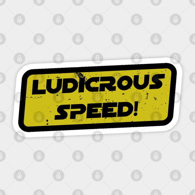 Ludicrous Speed, Go! Sticker by SALENTOmadness